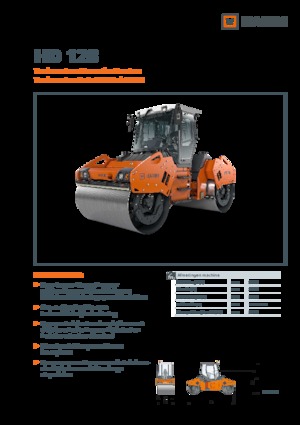 Тандемни вибрационни валяци Hamm HD 128