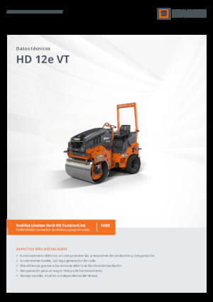 Тандемни вибрационни валяци Hamm HD 12e VV