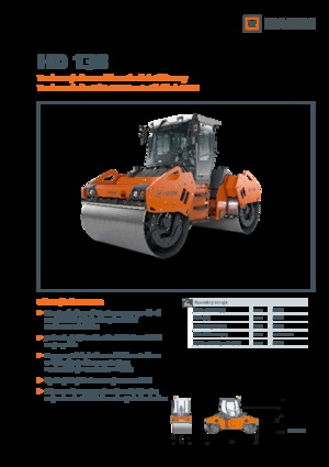 Тандемни вибрационни валяци Hamm HD 138