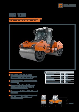 Тандемни вибрационни валяци Hamm HD 138