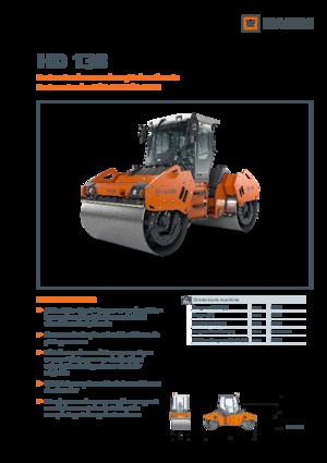 Тандемни вибрационни валяци Hamm HD 138