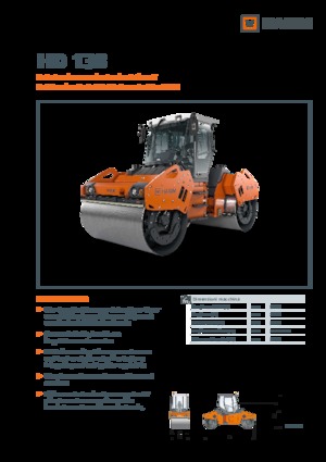 Тандемни вибрационни валяци Hamm HD 138