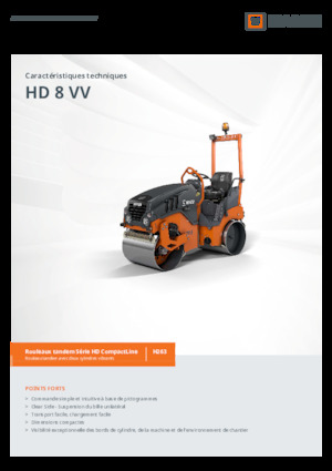 Тандемни вибрационни валяци Hamm HD 8 VV