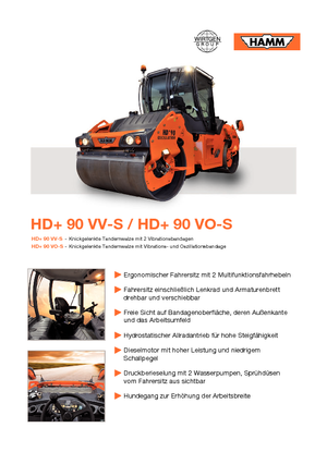 Комбинирани валяци Hamm HD+90 VO-S