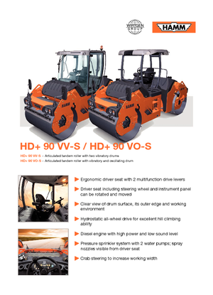 Комбинирани валяци Hamm HD+90 VO-S