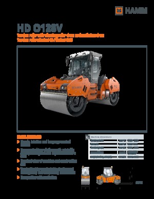 Тандемни вибрационни валяци Hamm HD O128V