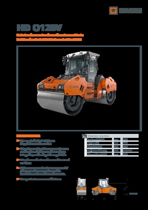 Тандемни вибрационни валяци Hamm HD O128V