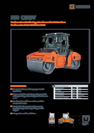 Тандемни вибрационни валяци Hamm HD O90V