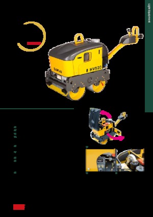 Тандемни вибрационни валяци Sakai HV520