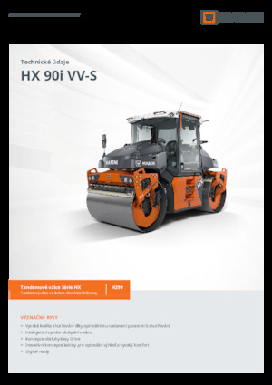 Тандемни вибрационни валяци Hamm HX 90i VV-S
