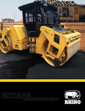 Тандемни вибрационни валяци RHINO RCT12H3