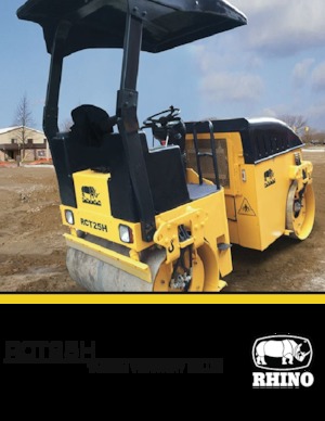 Тандемни вибрационни валяци RHINO RCT25H