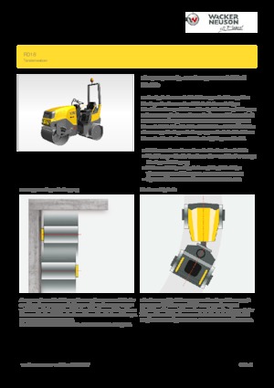 Тандемни вибрационни валяци Wacker Neuson RD18-100