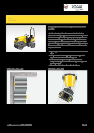 Тандемни вибрационни валяци Wacker Neuson RD18-100