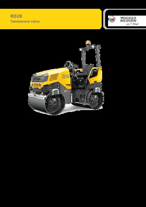 Тандемни вибрационни валяци Wacker Neuson RD28-120