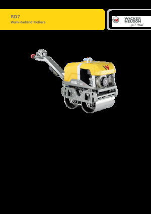 Тандемни вибрационни валяци Wacker Neuson RD7Af HRC