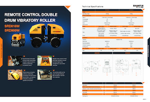 Тандемни вибрационни валяци Shantui SRD016W 