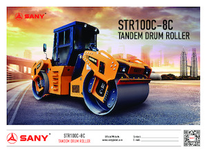Тандемни вибрационни валяци Sany STR100C-8C