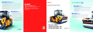 Тандемни вибрационни валяци Sany STR140C-10