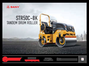 Тандемни вибрационни валяци Sany STR50C-8K
