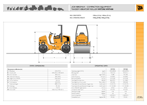 Тандемни вибрационни валяци JCB-Vibromax VMT 400