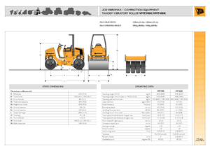 Тандемни вибрационни валяци JCB-Vibromax VMT 400 K