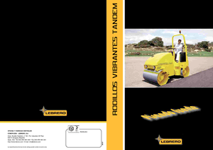 Тандемни вибрационни валяци Lebrero VTA 202-100