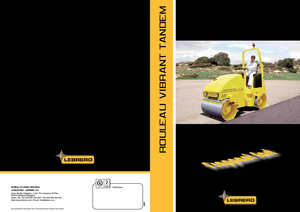 Тандемни вибрационни валяци Lebrero VTA 202-100
