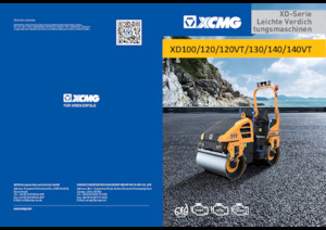 Тандемни вибрационни валяци XCMG XD120