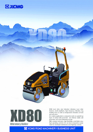 Тандемни вибрационни валяци XCMG XD80