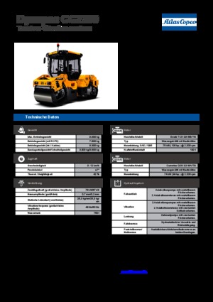 Тандемни вибрационни валяци Dynapac CC 2200