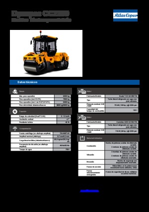 Тандемни вибрационни валяци Dynapac CC 2200