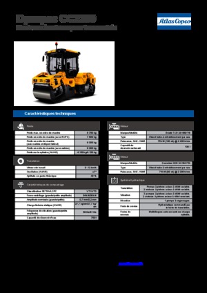 Тандемни вибрационни валяци Dynapac CC 2200