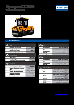 Тандемни вибрационни валяци Dynapac CC 2200