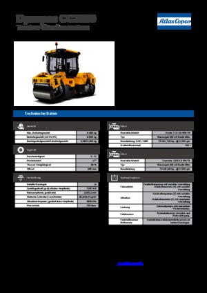 Тандемни вибрационни валяци Dynapac CC 2300