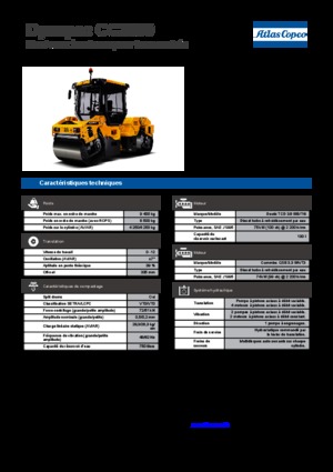 Тандемни вибрационни валяци Dynapac CC 2300
