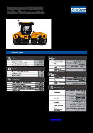 Тандемни вибрационни валяци Dynapac CC 3200