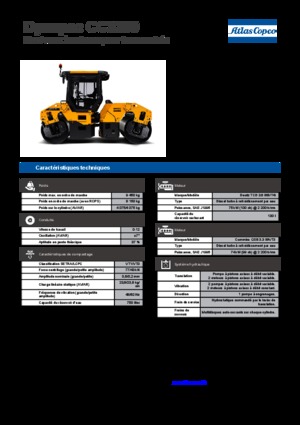 Тандемни вибрационни валяци Dynapac CC 3200