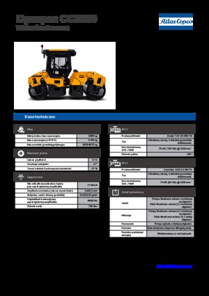 Тандемни вибрационни валяци Dynapac CC 3200