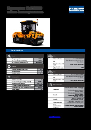 Тандемни вибрационни валяци Dynapac CC 3300