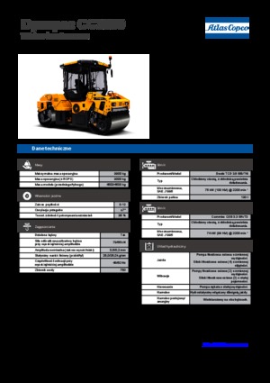 Тандемни вибрационни валяци Dynapac CC 3300