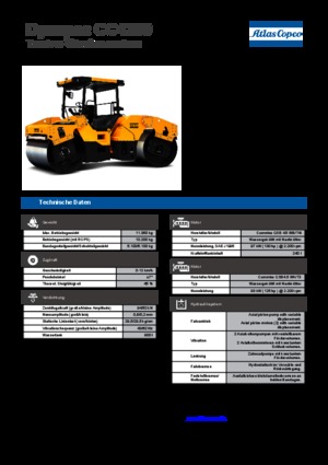 Тандемни вибрационни валяци Dynapac CC 4200
