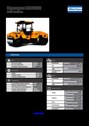 Тандемни вибрационни валяци Dynapac CC 4200
