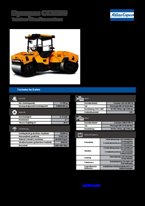 Тандемни вибрационни валяци Dynapac CC 5200