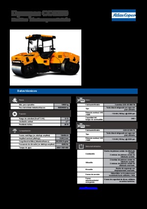 Тандемни вибрационни валяци Dynapac CC 6200