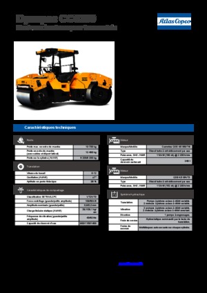 Тандемни вибрационни валяци Dynapac CC 6200