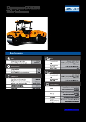 Тандемни вибрационни валяци Dynapac CC 6200