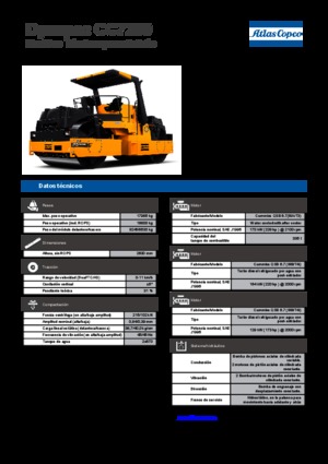 Тандемни вибрационни валяци Dynapac CC 7200