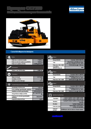 Тандемни вибрационни валяци Dynapac CC 7200