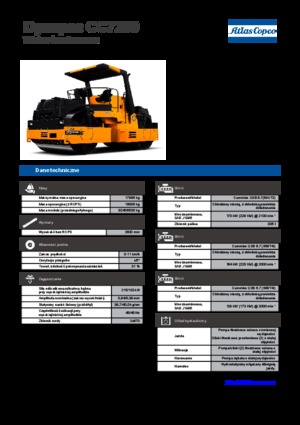 Тандемни вибрационни валяци Dynapac CC 7200